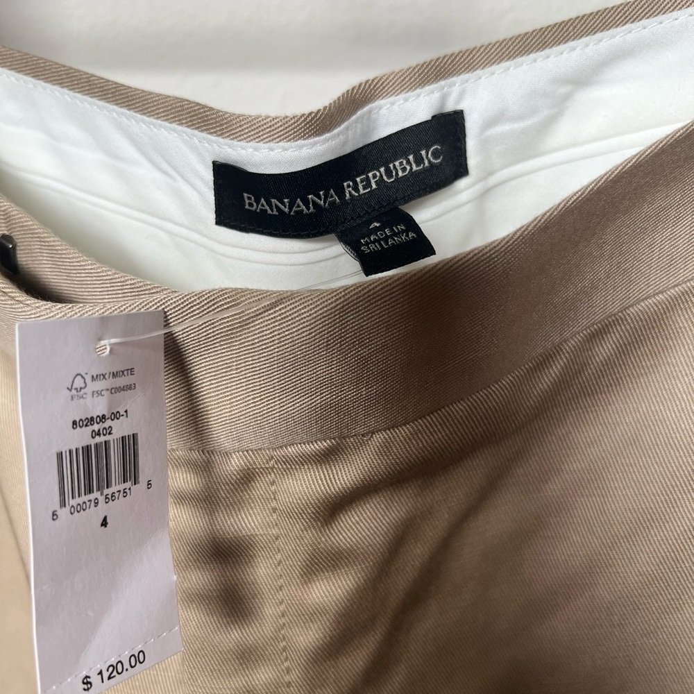 Banana Republic Tencel Tuxedo Pants NWT